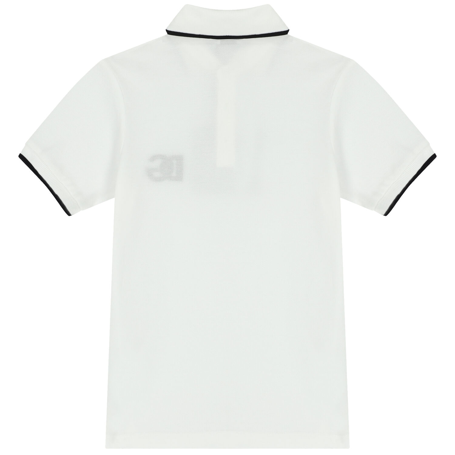 Boys White Logo Polo Shirt, 2, hi-res